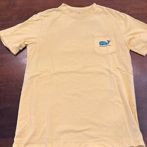 Vineyard Vines yellow tropical t-shirt size YL